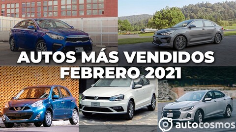 Los 10 autos más vendidos en febrero 2021