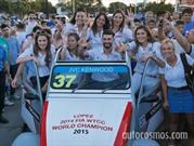 Pechito López festejó en su ciudad junto a Citroën