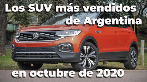 Top 10 Los SUV más vendidos de Argentina en octubre de 2020