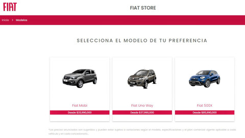 Fiat Store Colombia, práctica alternativa para adquirir vehículo