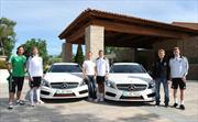 Schumacher, Rosberg y la Selección Alemana en un nuevo Mercedes-Benz Clase A