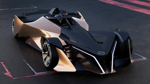 Nissan Ariya Single Seater Concept, auto eléctrico y de carreras que materializa el futuro