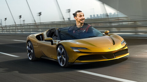 Zlatan Ibrahimovic festeja sus 40 años regalándose una Ferrari SF90 Spider