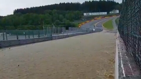Una gran inundación deja inutilizado el trazado de Spa-Francorchamps