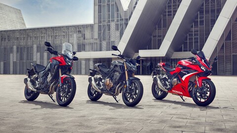 La gama CB500 de Honda recibe mejoras mecánicas