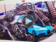 La increíble tecnología que usó Bugatti para probar el Chiron