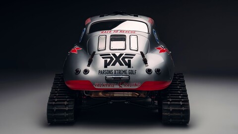 Porsche 356 transformado en una bestia para la nieve y el hielo