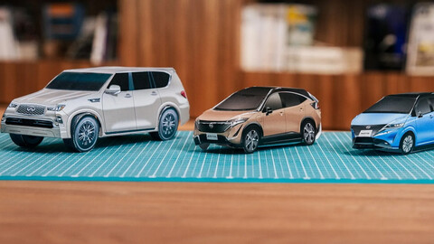Ahora puedes armar coches de Nissan en papel