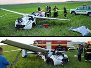 Se estrella el AeroMobil y casi se cobra la vida de su creador