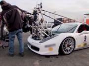 Un Ford Mustang y un Ferrari 458 fueron los camarógrafos para Need For Speed