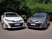 Prueba nuevo Toyota Yaris 5P manual y sedán automático