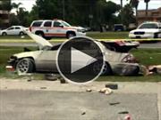 Video: Automovilista sobrevive a impresionante accidente