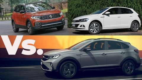 Nuevo VW Nivus Vs Polo y T-Cross