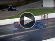Video: Un Mustang de arrancones a punto de sufrir un accidente ¿habilidad o suerte?
