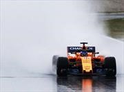 F1 2018: Alonso fue el único que se le animó a la nieve