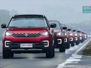 Changan hace el desfile más largo de vehículos autónomos