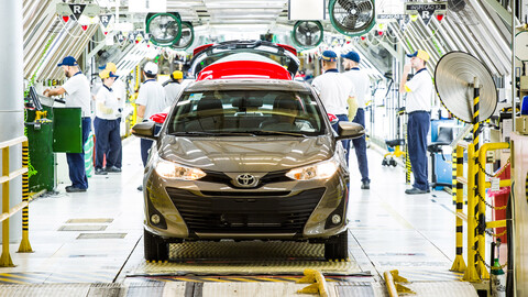 Toyota suspende la producción del Corolla Cross, Yaris y Etios por falta de componentes