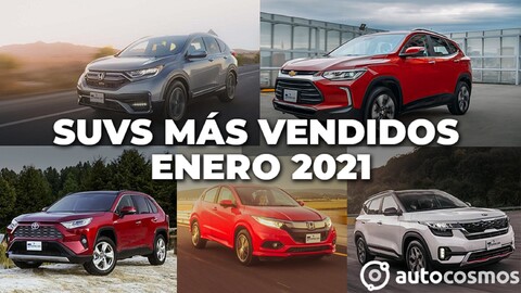 Los 10 SUVs más vendidos en enero 2021