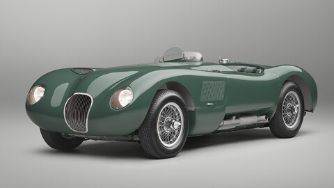 Jaguar tiene listo el primer C-Type Continuation, la recreación del legendario de auto de carreras