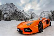 Lamborghini Winter Academy 2015, toros en la nieve