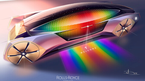 Rolls-Royce invitó a niños y niñas de todo el mundo a dibujar los autos del futuro