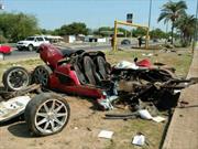 Por ir al taco: Destrozan un un Koenigsegg CCX en México