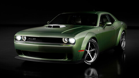 Dodge Challenger Holy Guacamole concept, homenaje a la palta