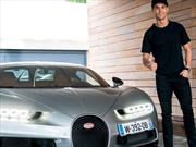 Cristiano Ronaldo recibe su Bugatti Chiron