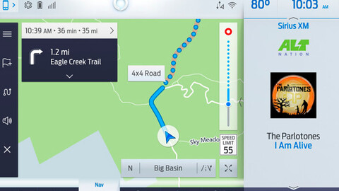 Ford integra rutas para aventureros en los navegadores de sus nuevos autos