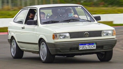 Este Volkswagen Gol 1994 va camino a ser eléctrico