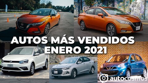 Los 10 autos más vendidos en enero 2021