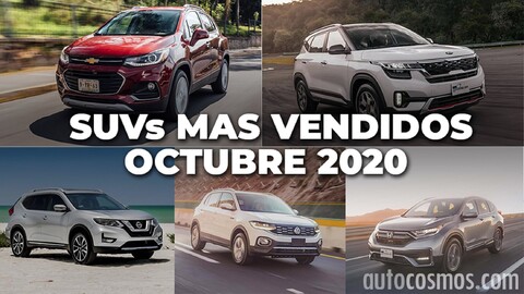 Los 10 SUVs más vendidos en octubre 2020