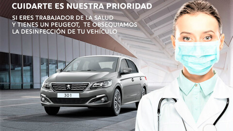Peugeot se suma al cuidado de los trabajadores de la salud