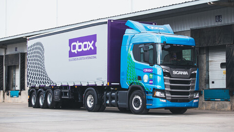 QBox recibe el primer Scania con GNC de la Argentina