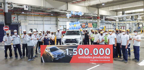Toyota alcanzó el millón y medio de unidades producidas en Argentina