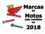 Las marcas de motos más vendedoras de 2018 en Argentina