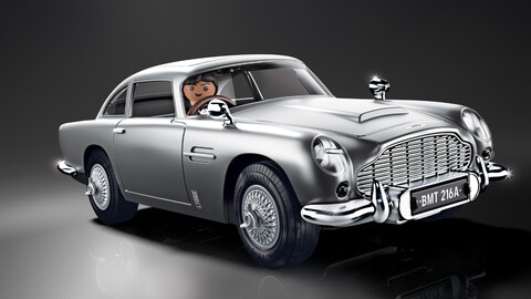 Aston Martin DB5 Playmobil, licencia para armar