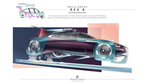 Rolls-Royce premia a un niño de 8 años, por su diseño de un auto futurista