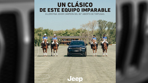 Jeep acompañó la victoria de Ellerstina en el Abierto de Tortugas