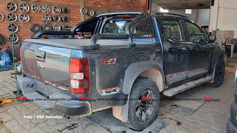 Chevrolet S10 Z71 espiada sin camuflaje en Brasil