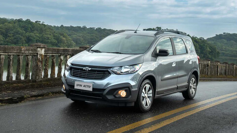 Chevrolet Spin mejora su equipamiento de seguridad