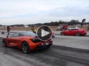 Choque de colosos: Ferrari F12berlinetta contra McLaren 720S