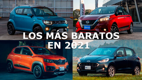 Los 10 autos más baratos en México para 2021