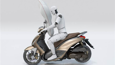 Piaggio trabaja en la creación de airbag para motos