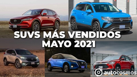 Los 10 SUVs más vendidos en mayo 2021