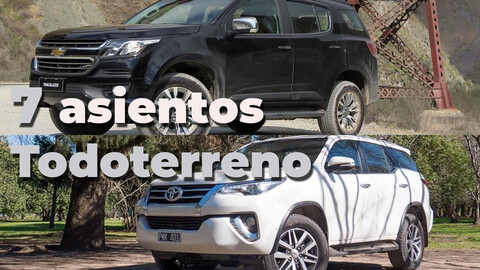 Toyota SW4 y Chevrolet Trailblazer: 7 asientos todoterreno