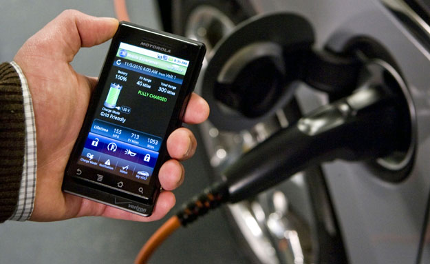 Chevrolet Volt presenta utilidades desde los Smartphones