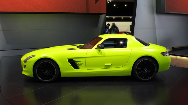 Mercedes-Benz SLS AMG E-Cell en Detroit 2011