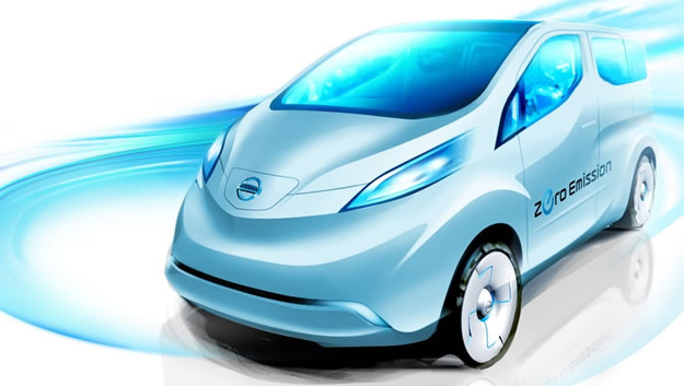 La primera imagen del Nissan NV200 eléctrico
