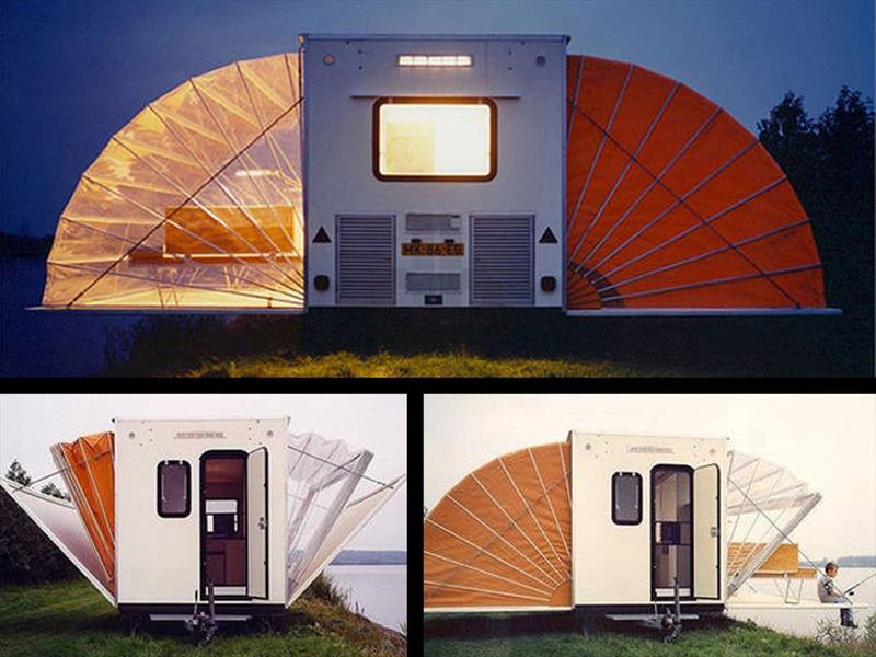 Esta casa rodante desplegable es un espectáculo